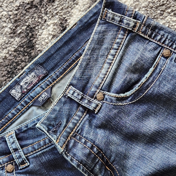 Silver Suki Jeans Size 32 - Picture 3 of 6